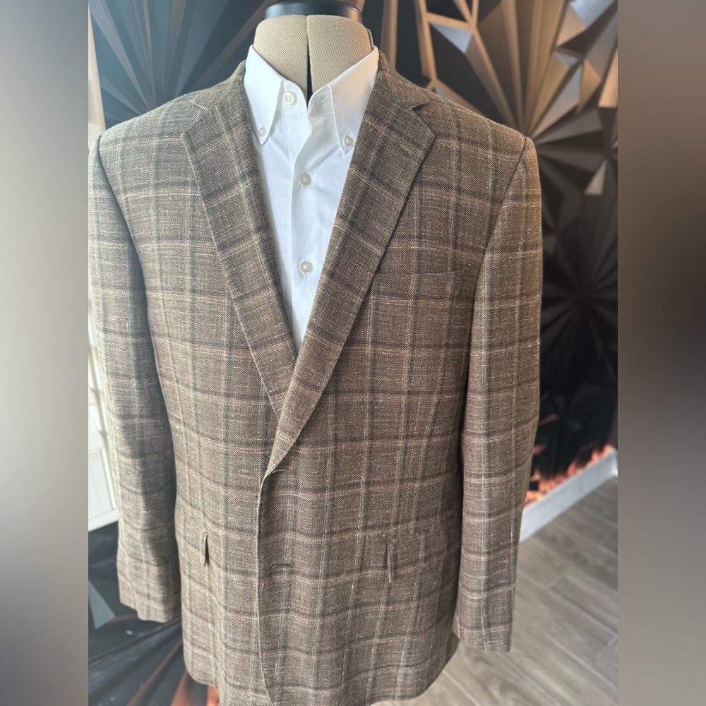 Brooks Brothers Brown Plaid Blazer